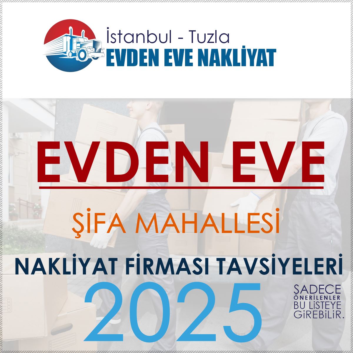 Şifa Mahallesi Evden Eve Nakliyat Firmaları