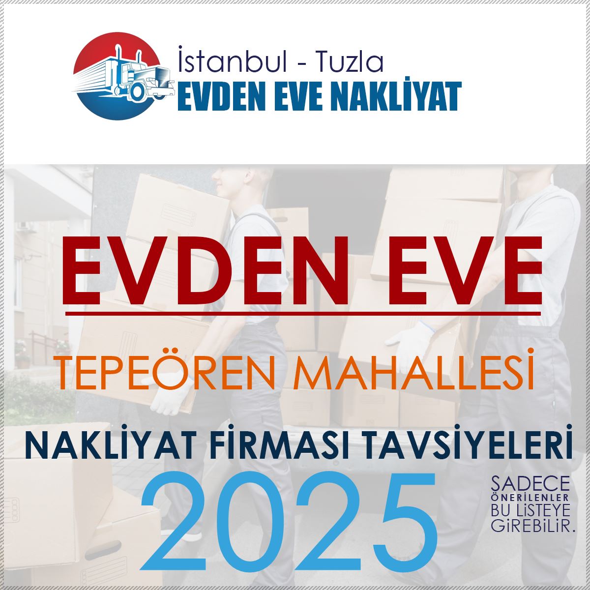 Tepeören Evden Eve Nakliyat Firmaları